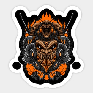 Samurai Artwork Sticker